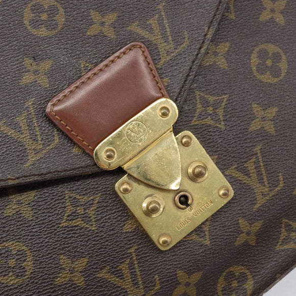 LOUIS VUITTON Monogram Porte Documents Bandouliere Tas M53338 LV Auth hk3555