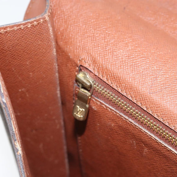 LOUIS VUITTON Monogram Porte Documents Bandouliere Tas M53338 LV Auth hk3555
