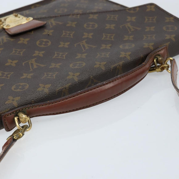 LOUIS VUITTON Monogram Porte Documents Bandouliere Tas M53338 LV Auth hk3555