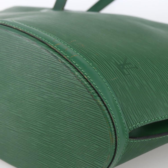 LOUIS VUITTON Epi Saint Jacques Shopping Bag Green M52274 LV Auth hk3556