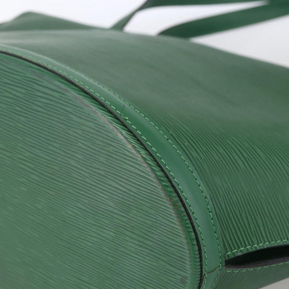 LOUIS VUITTON Epi Saint Jacques Shopping Bag Green M52274 LV Auth hk3556