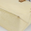 LOUIS VUITTON Monogram Vernis Reade PM Hand Bag Perle M91336 LV Auth hk3557-15