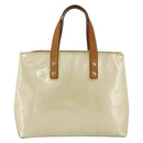 LOUIS VUITTON Monogram Vernis Reade PM Hand Bag Perle M91336 LV Auth hk3557-13