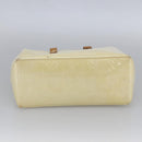 LOUIS VUITTON Monogram Vernis Reade PM Hand Bag Perle M91336 LV Auth hk3557-5