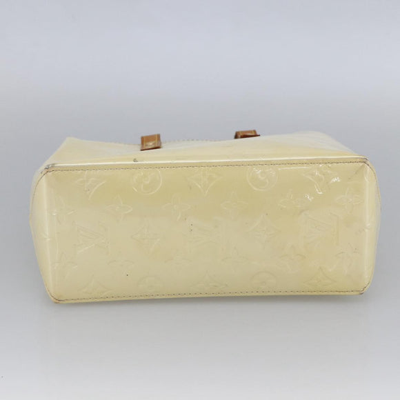 LOUIS VUITTON Monogram Vernis Reade PM Hand Bag Perle M91336 LV Auth hk3557