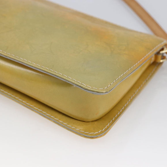 LOUIS VUITTON Monogram Vernis Lexington Accessory Pouch Gris M91056 Auth hk3559