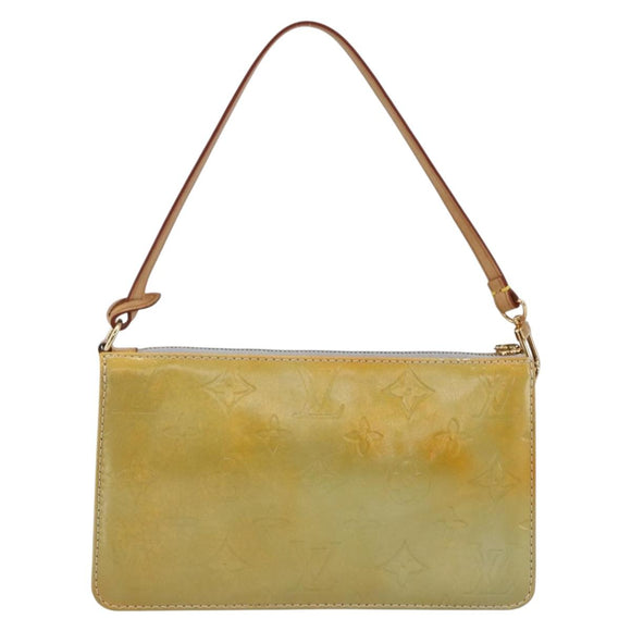 LOUIS VUITTON Monogram Vernis Lexington Accessory Pouch Gris M91056 Auth hk3559