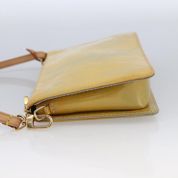 LOUIS VUITTON Monogram Vernis Lexington Accessory Pouch Gris M91056 Auth hk3559