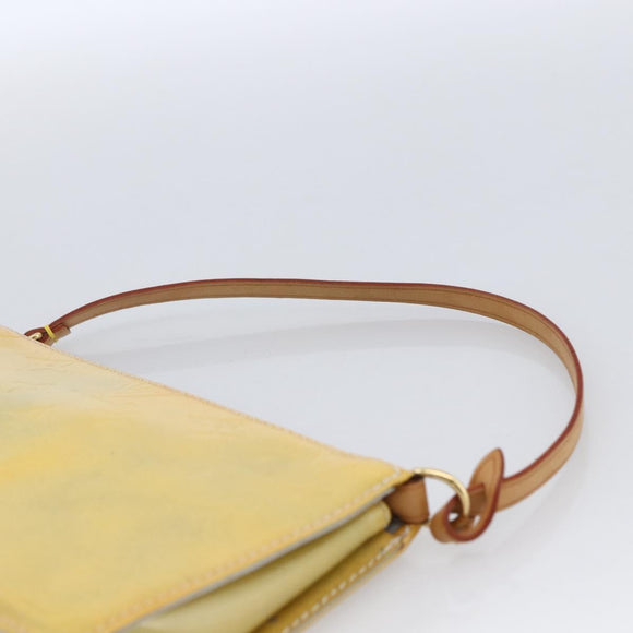 LOUIS VUITTON Monogram Vernis Lexington Accessory Pouch Gris M91056 Auth hk3559