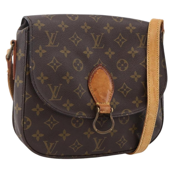 LOUIS VUITTON Monogram Saint Cloud GM Shoulder Bag M51242 LV Auth hk3564
