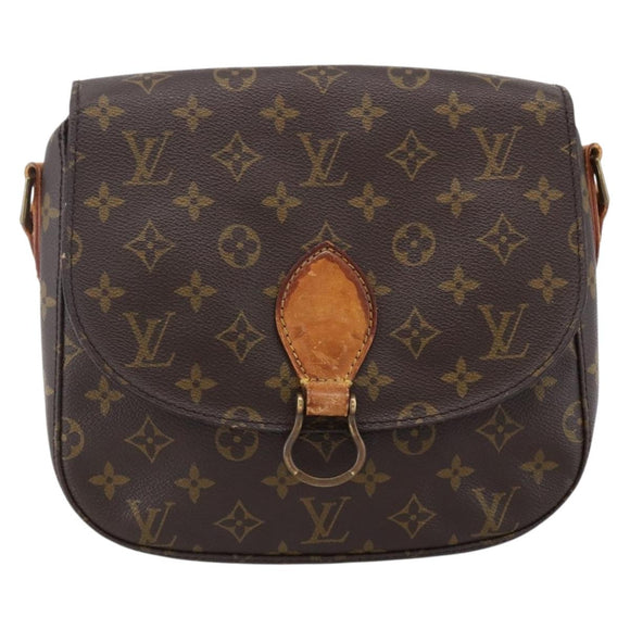 LOUIS VUITTON Monogram Saint Cloud GM Shoulder Bag M51242 LV Auth hk3564