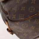 LOUIS VUITTON Monogram Saumur 35 Umhängetasche M42254 LV Auth hk3565-16
