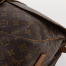 LOUIS VUITTON Monogram Saumur 35 Umhängetasche M42254 LV Auth hk3565-17