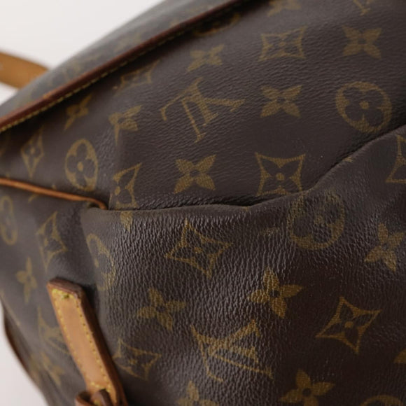 LOUIS VUITTON Monogram Saumur 35 Umhängetasche M42254 LV Auth hk3565