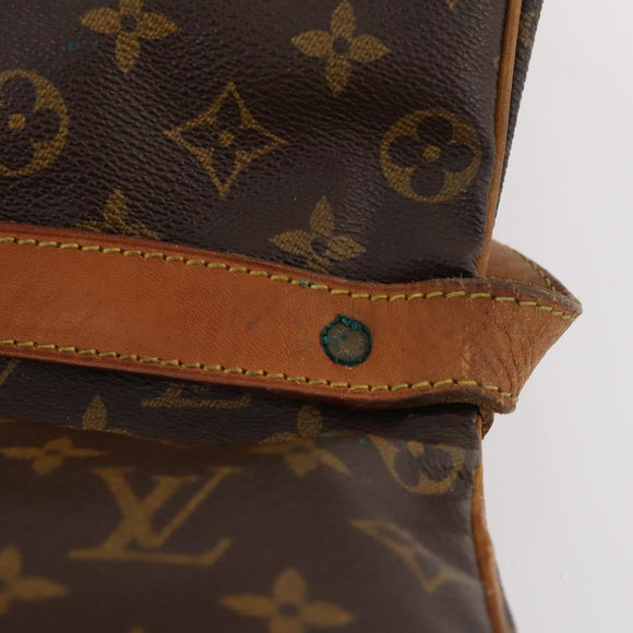 LOUIS VUITTON Monogram Saumur 35 Umhängetasche M42254 LV Auth hk3565