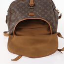 LOUIS VUITTON Monogram Saumur 35 Umhängetasche M42254 LV Auth hk3565-24