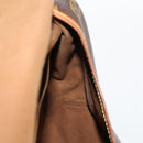 LOUIS VUITTON Monogram Saumur 35 Umhängetasche M42254 LV Auth hk3565-25