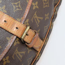 LOUIS VUITTON Monogram Saumur 35 Umhängetasche M42254 LV Auth hk3565-27