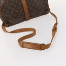 LOUIS VUITTON Monogram Saumur 35 Umhängetasche M42254 LV Auth hk3565-7