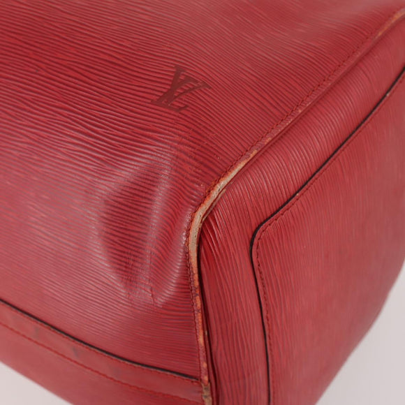 LOUIS VUITTON Epi Keepall 50 Boston Bag Rot M42967 LV Auth hk3568