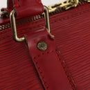 LOUIS VUITTON Epi Keepall 50 Boston Bag Rot M42967 LV Auth hk3568-10