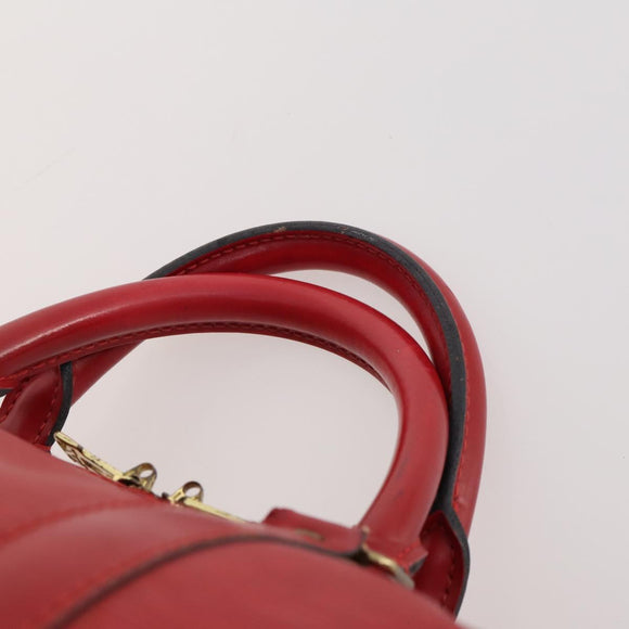 LOUIS VUITTON Epi Keepall 50 Boston Bag Rot M42967 LV Auth hk3568