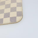 LOUIS VUITTON Damier Azur Neverfull MM Pouch LV Auth hk3571-16