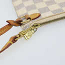 LOUIS VUITTON Damier Azur Neverfull MM Pouch LV Auth hk3571-9