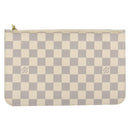 LOUIS VUITTON Damier Azur Neverfull MM Pouch LV Auth hk3571-13