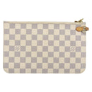 LOUIS VUITTON Damier Azur Neverfull MM Pouch LV Auth hk3571-2