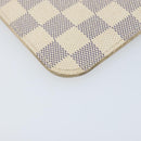 LOUIS VUITTON Damier Azur Neverfull MM Pouch LV Auth hk3571-14