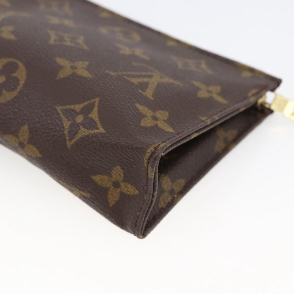LOUIS VUITTON Monogram Poche Toilette 15 Pouch M47546 LV Auth hk3573