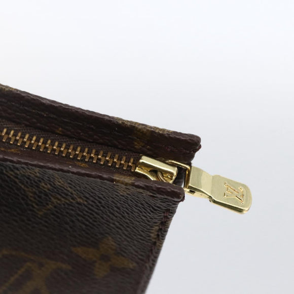 LOUIS VUITTON Monogram Poche Toilette 15 Pouch M47546 LV Auth hk3573