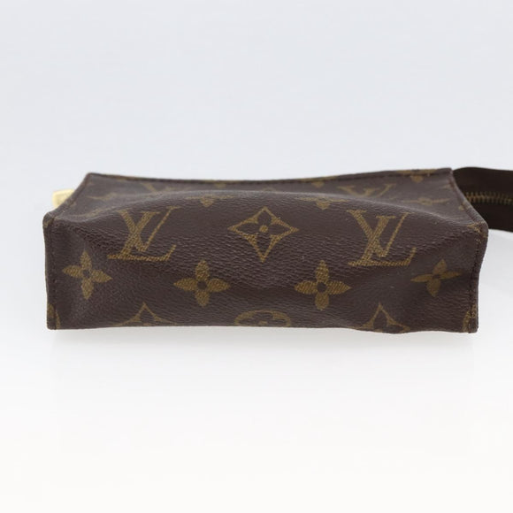 LOUIS VUITTON Monogram Poche Toilette 15 Pouch M47546 LV Auth hk3573