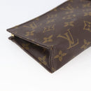 LOUIS VUITTON Monogram Poche Toilette 15 Pouch M47546 LV Auth hk3573-14