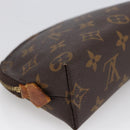 LOUIS VUITTON Monogram Pochette Cosmetic PM Pouch M43998 LV Auth hk3575-16