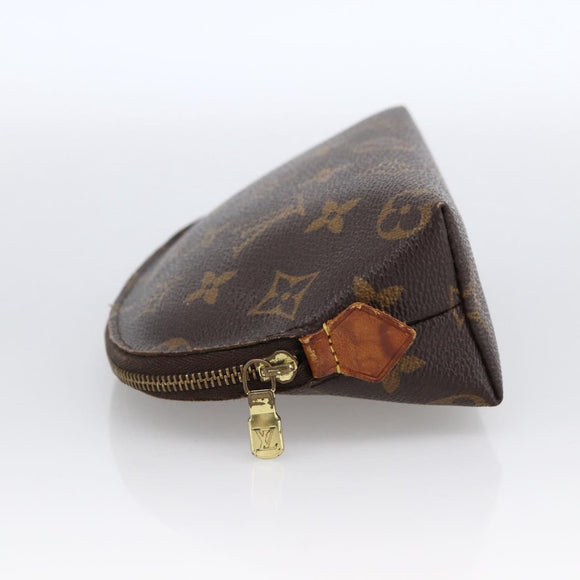 LOUIS VUITTON Monogram Pochette Cosmetic PM Pouch M43998 LV Auth hk3575