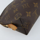 LOUIS VUITTON Monogram Pochette Cosmetic PM Pouch M43998 LV Auth hk3576-16