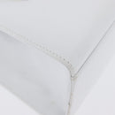Salvatore Ferragamo Hand Bag Leather 2way White Navy gold Auth hk3583-9