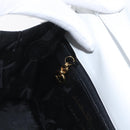 Salvatore Ferragamo Hand Bag Leather 2way White Navy gold Auth hk3583-21