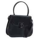 GIVENCHY Hand Bag Leather 2way Black Auth hk3584-1