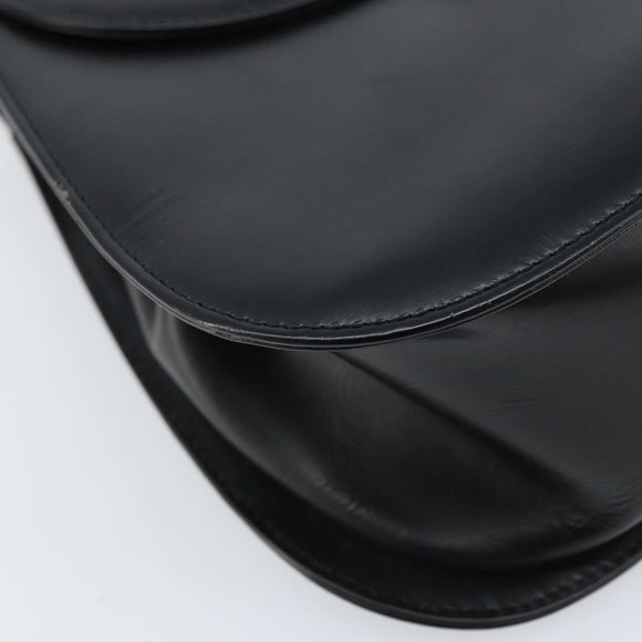GIVENCHY Hand Bag Leather 2way Black Auth hk3584