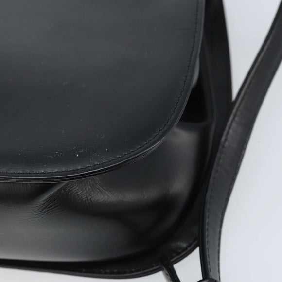 GIVENCHY Hand Bag Leather 2way Black Auth hk3584