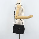 GIVENCHY Hand Bag Leather 2way Black Auth hk3584-25