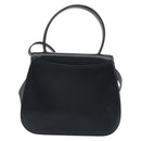 GIVENCHY Hand Bag Leather 2way Black Auth hk3584-2