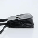 GIVENCHY Hand Bag Leather 2way Black Auth hk3584-4