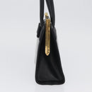 Salvatore Ferragamo Vala Hand Bag Leather Navy Gold Auth hk3588-3