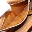 CELINE Macadam Canvas Hand Bag PVC Leather Brown Gold Auth hk3589-22