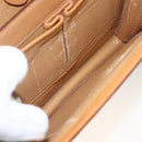 CELINE Macadam Canvas Hand Bag PVC Leather Brown Gold Auth hk3589-11