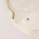 CHANEL Matelasse Paris Biarritz GM Tote Bag PVC Canvas White CC Auth hk3597-16